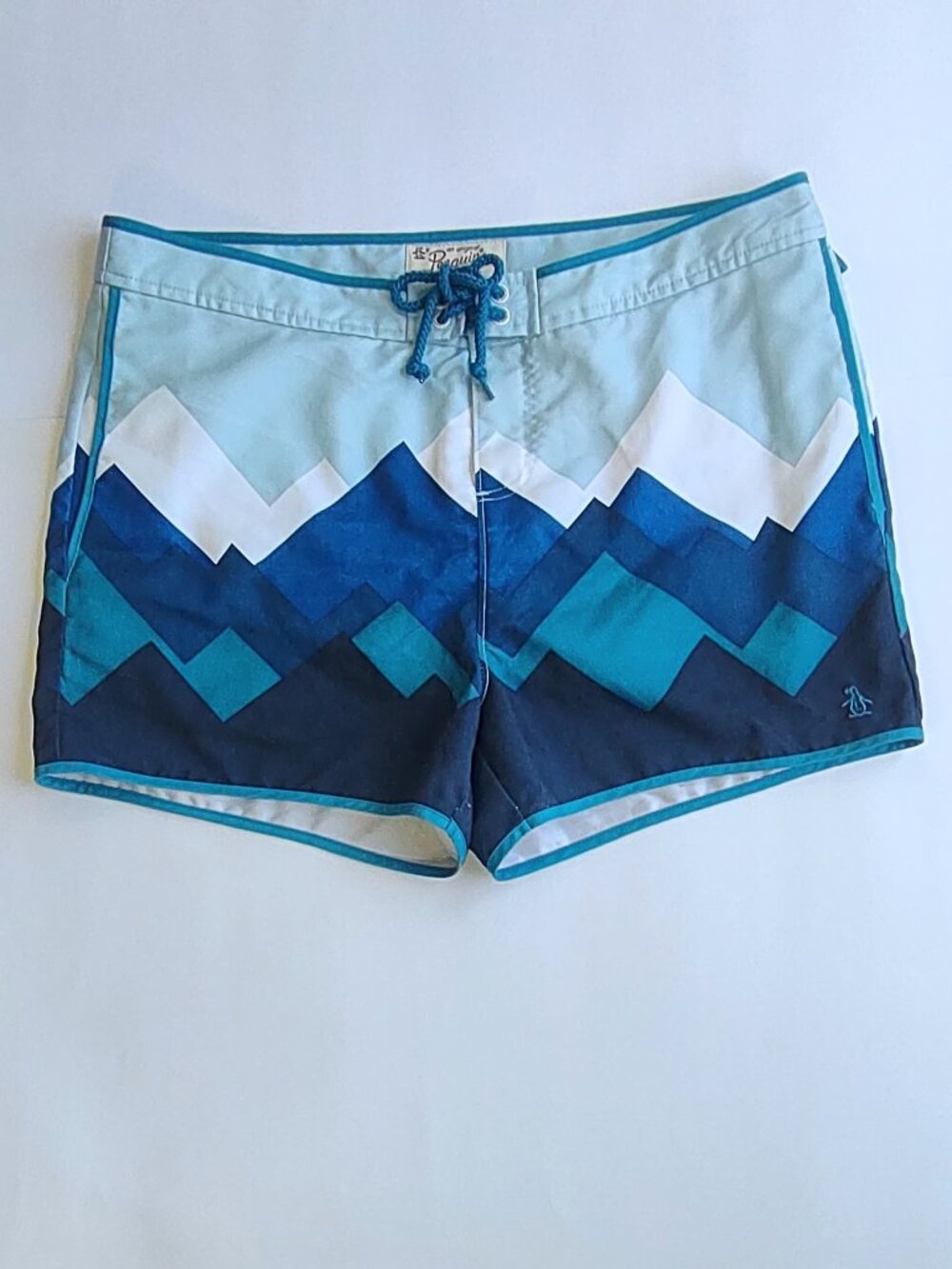 Original Penquin Men's Swim Trunks Briefs Size 34 Retro Euro LSummer Resort - Picture 6 of 9